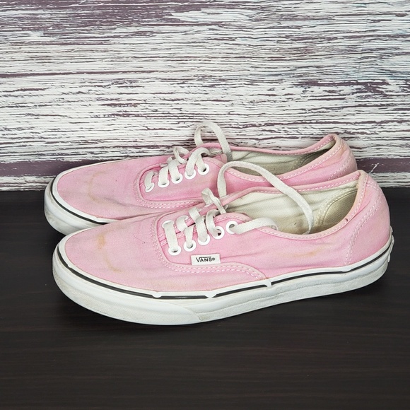 solid pink vans